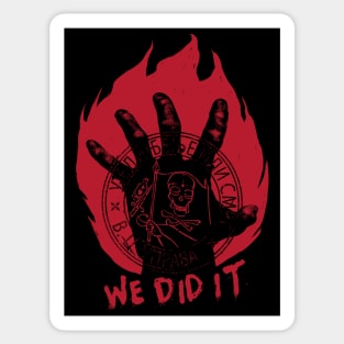 The Black Hand Sticker